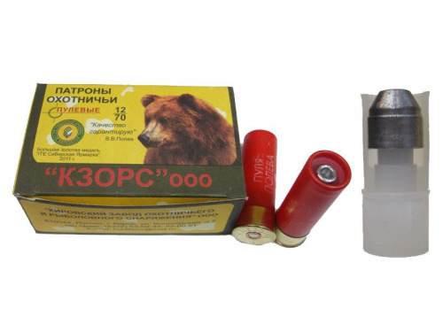 Патрон к.12х70 пуля Полева 30гр КЗОРС 1уп/10шт