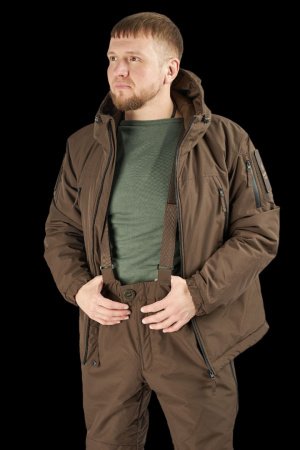 КОСТЮМ ЗИМНИЙ АЛЬФА TW-1-02 ЦВЕТ BROWN