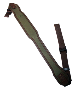 Ремень оружейный CZ нейлон/резина - зелёный