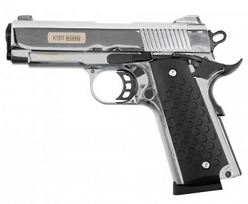 Пистолет сигнальный мод.K1911 KURS Compact хром кал 5,5 мм под патрон 10ТК