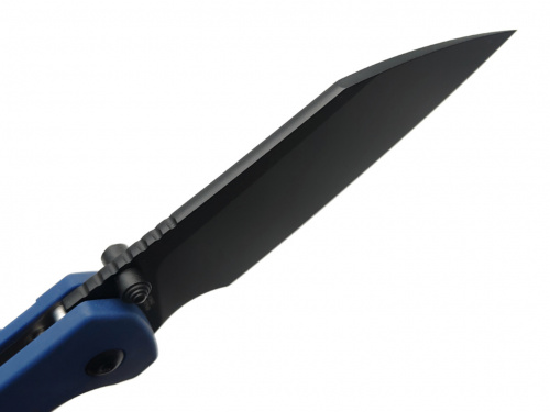 Нож CJ1945-BBU Pyrite Light складной, синяя нейл.рукоять, чёрн.клинок, сталь AR-RPM9