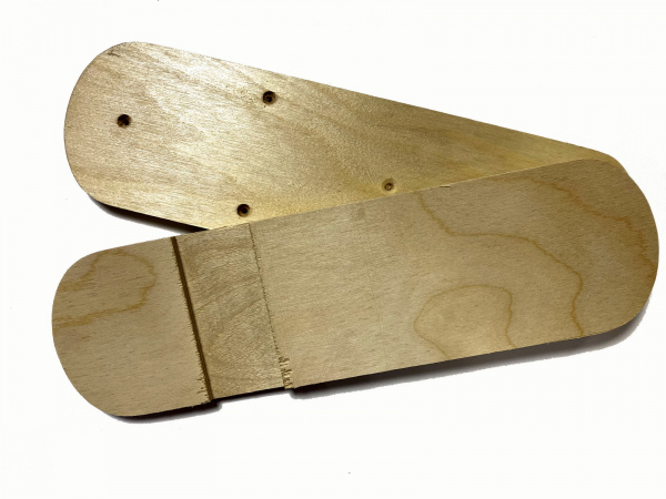 Накладка для охотничьих лыж (деревянная)