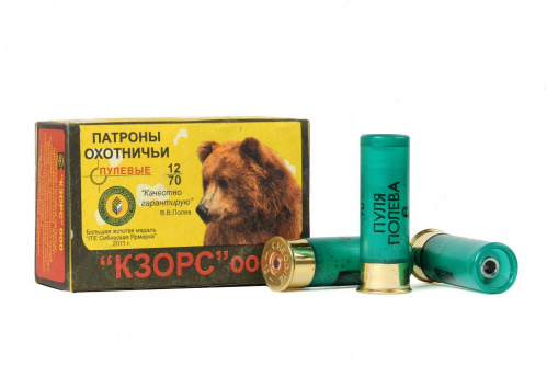 Патрон к.12х76 Пуля Полева-6 КЗОРС 1уп/10шт