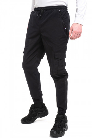 БРЮКИ МУЖ. "YUMCO", МОД. A2122127M, ЦВЕТ ЧЕРНЫЙ