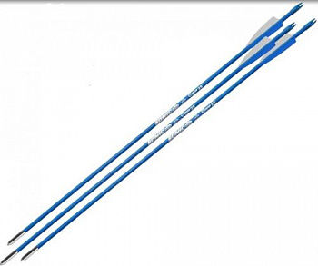 Стрела лучная фибергласс Centershot Sonic 28" оперение Parabolic 3" синяя