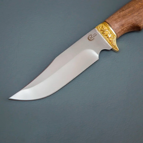 Нож Юнкер,ст.65х13,литье, рукоять ценные породы дерева