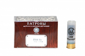 Патрон к.12х70 №0 СКМ 35гр п.Импорт сверхдальняя дистанция 1уп/10шт