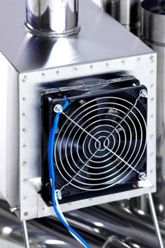 Теплообменник д/палатки Вектор-В с вентилятором+8труб 250*170*240