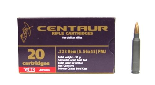 Патрон к.5,56х45 3,6гр ОБ Кентавр Hornady БПЗ 1уп/20шт