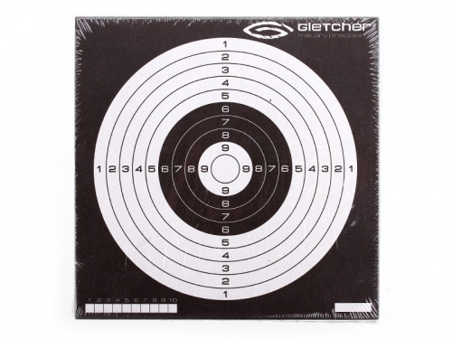 Мишень Gletcher 14*14 инверсная 1уп/50шт