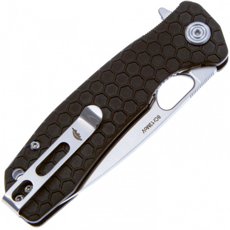 Нож Honey Badger Flipper M (HB1011) с чёрной рукоятью