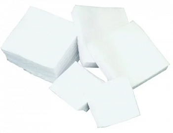 Патчи ЧИСТОGUN фланель, к..22-.27, квадрат 40х40 мм, 500 шт., белый