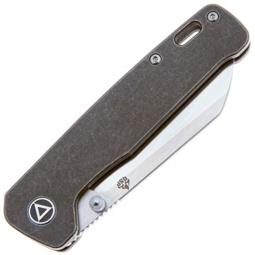 Нож QS130-M Pengium - нож складной, рукоять титан, клинок 154CM
