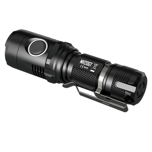 Фонарь MH20GT CREE XP-L HI V3 1000 люмен 340часов 362м 2*CR123/1*18650 З/У USB