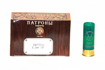 Патрон к.12х70 картечь 8,5 п.Импорт СКМ 28гр 1уп/10шт