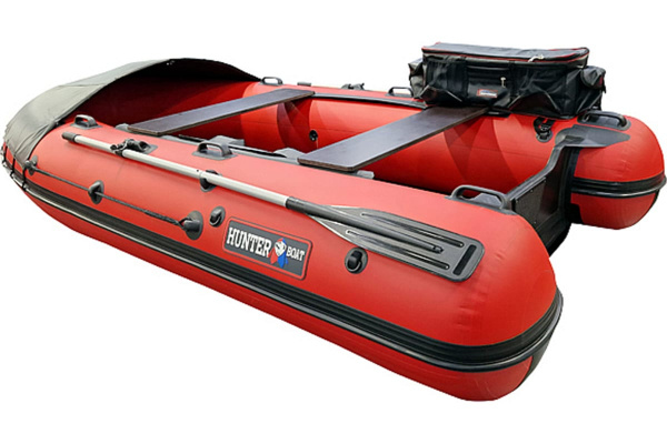 Лодка Хантер 340 Трэвел №133473 красный