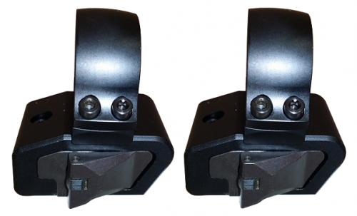 Кольца Innomount на Weaver/Picatinny, 25,4мм, быстросъемные, сталь/алюминий, мат