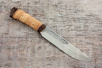 Нож разделочный "Шашлычный-сред." дерево, 95х18