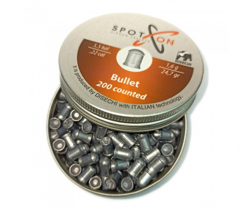 Пуля пневм. SPOTON Bullet 5,5 мм, 1,6 гр.