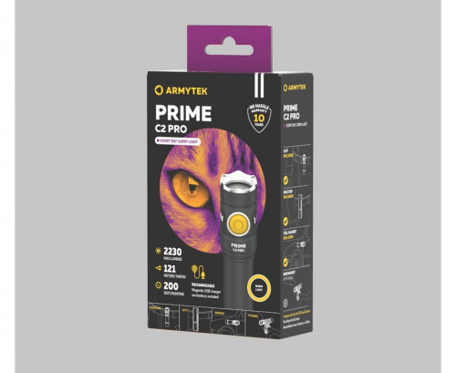 Фонарь Armytek Prime C2 Pro Magnet USB Теплый