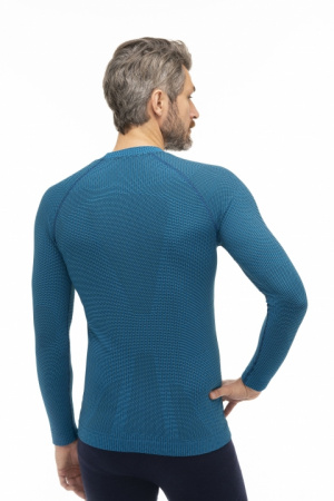 ФУТБОЛКА МУЖСКАЯ С ДЛИННЫМ РУКАВОМ 3D PRO СИНИЙ ФУТБОЛКА МУЖСКАЯ С ДЛИННЫМ РУКАВОМ 3D PRO СИНИЙ
