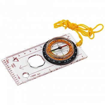 Компас жидкостный планшетный, на шнурке BOYSCOUT