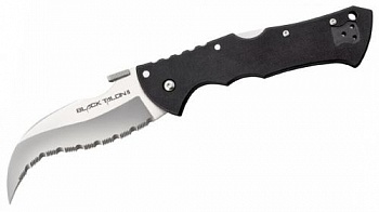 Нож CS_22BS Black Talon II Serrated Edge - складной, сталь S35VN, рукоять G-10
