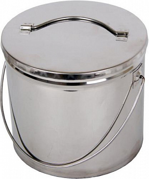 Котелок походный круглый  с крышкой 3л. Нерж. сталь 0,5, 520 гр.