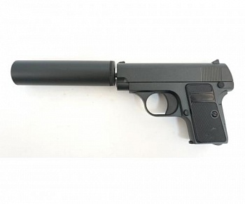 Пистолет софтэйр GALAXY G.1A пружинный (Colt 25 с глушителем), кал. 6мм