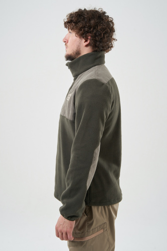 ТОЛСТОВКА ФЛИСОВАЯ МУЖ. С ОТДЕЛКОЙ (ХАКИ)