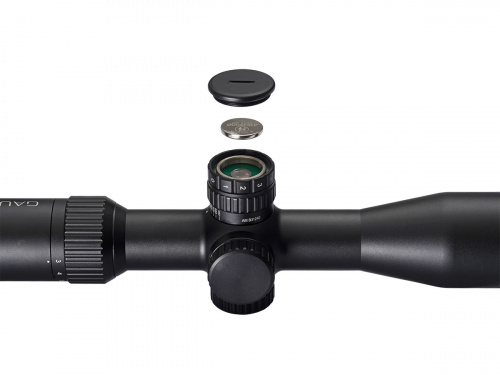 Прицел Gaut Amber 3-12х40, SF-параллакс, сетка 27, подств красн, 30мм, 1/4 МОА