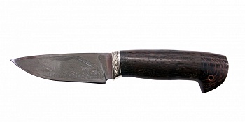Нож Сокол кован,ст95х18,венги,литье,гравировка