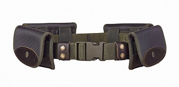 Патронташ универсальный на 24 патрона с 4 навесными подсумками (12-16 кбр) "Лайт