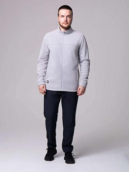 ТОЛСТОВКА СТРОББС ФЛИС СЕРО-ГОЛУБОЙ