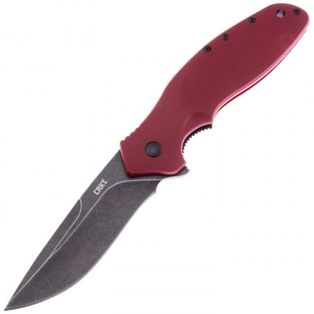 Нож CRKT_K800RKP Shenanigan Maroon -склад., рук-ть бордовый нейлон, клинок 1.41