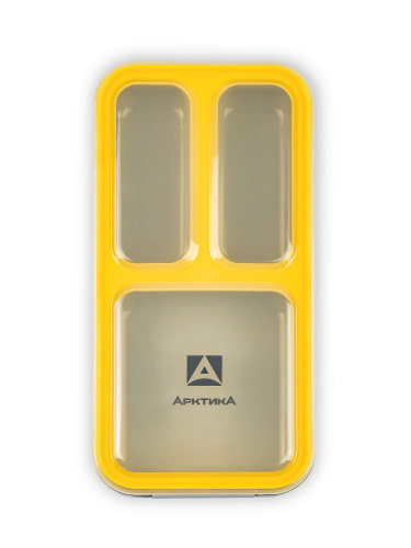 Ланчбокс  "Арктика" 034-420, черный/желтый