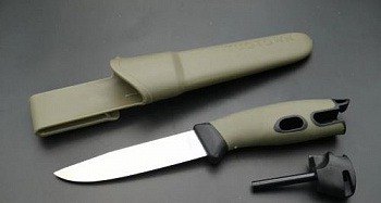 Нож TuoTown Jungler 1,клинок AUS8, рукоять Эластрон