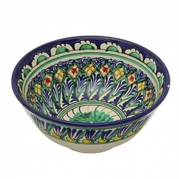 Коса синяя средняя d-15.5 см h-8 см Риштан