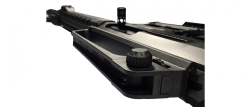 HUGLU XR7  BLACK, тактич.п/а, 470 мм, к.12x76, 2+5+10-зарядный магазин, ДТК,