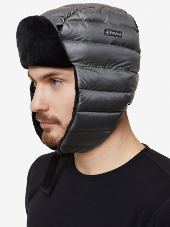 ШАПКА ПУХ D-TUBE HAT СЕРЫЙ