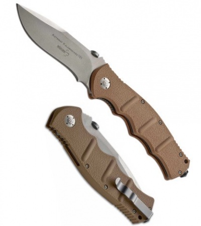 Нож AK-101 42-скл лезвие 440C рук-ть коричн Zytel BK01KAL103
