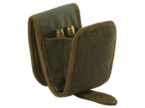 Подсумок RISERVA на 7 патронов кал. 7мм-9,3мм, шерсть/кожа R1744