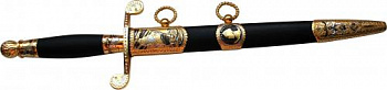 Кортик дамасский  офицерский с(позолота)