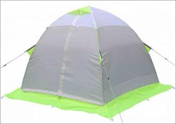 Палатка «ЛОТОС-2C»,тент,внешн. палатка-330х170х130, внутр.палат. – 200х200х120, 2,75кг. Каркас дюр