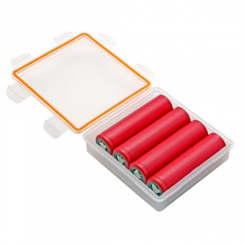 БОКС BOX для 18650*4штВодонепроницаемый
