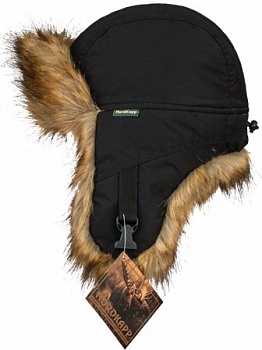 Шапка-ушанка NordKapp Malselv Canadian Fox black 533