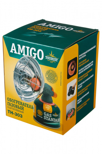Обогреватель газовый портативный AMIGO (TH-303), «Tourist»
