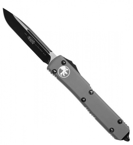 Нож MT_121-1GY Ultratech S/E - авт. скл, серый, чёрный клинок Нож MT_121-1GY Ultratech S/E - авт. скл, серый, чёрный клинок