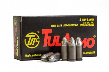 Патрон к.9х19 Люгер 115гр ОБ б/м ТПЗ 1уп/50шт