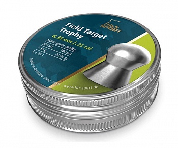 Пуля пневм. "H&N Field Target Trophy" кал. 6,35мм, 1,29г (200 в банке)